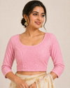 Tew Premium Crush Lycra Stretchable Blouse Collections